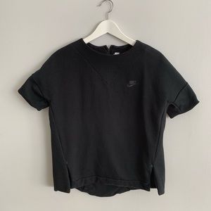 Nike zip up back top